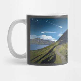 mountain with magic hole Mug